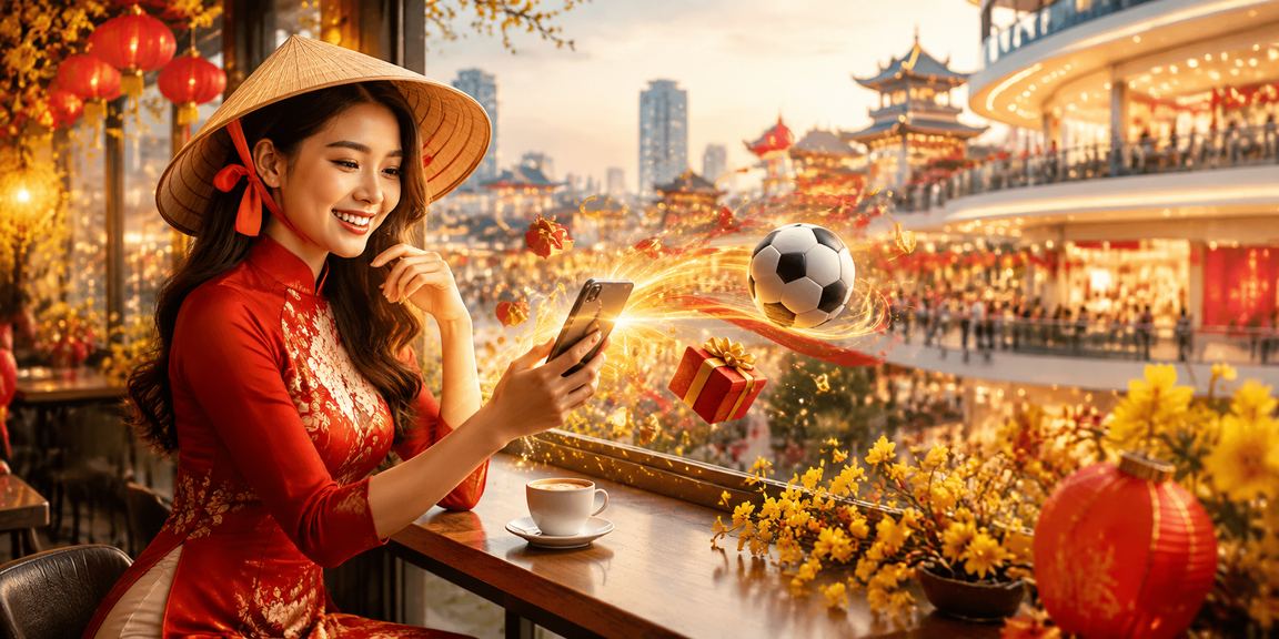 Người dùng đội nón lá theo dõi cá cược bóng đá tại Hà Nội